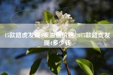 15款路虎发现4柴油版价格/2015款路虎发现4多少钱 15款路虎发现4柴油版价格/2015款路虎发现4多少钱