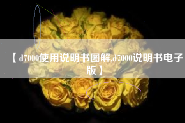 【d7000使用说明书图解,d7000说明书电子版】 【d7000使用说明书图解,d7000说明书电子版】