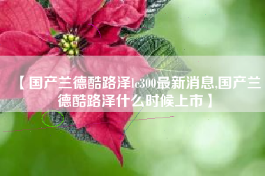 【国产兰德酷路泽lc300最新消息,国产兰德酷路泽什么时候上市】